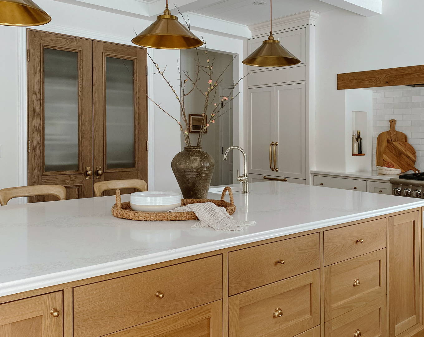 Oak kitchen units discount