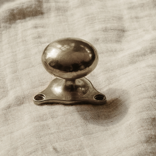 Oldbury Plain White Bronze Cabinet Knob