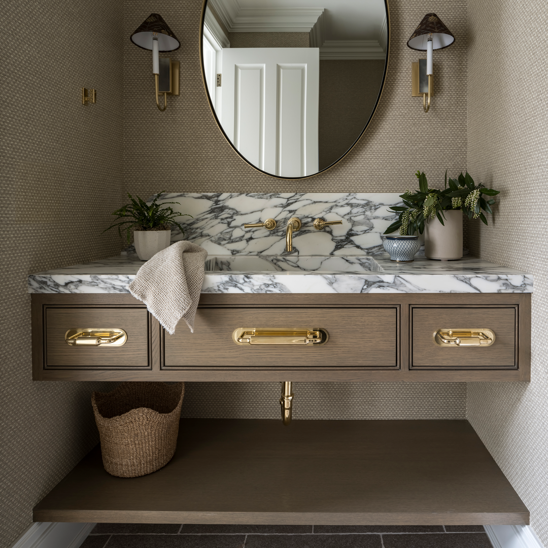 Design by Brooke Wagner Design. Photography by Joshua Caldwell. Product shown in our polished brass unlacquered (PBUL) finish.