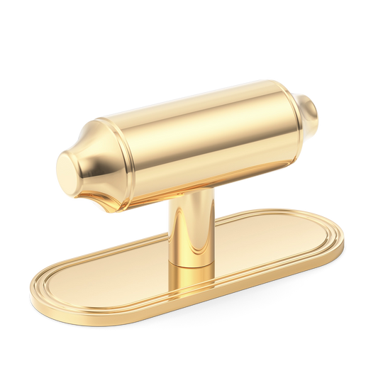 Barwick Plain T-bar Handle with Backplate Plain