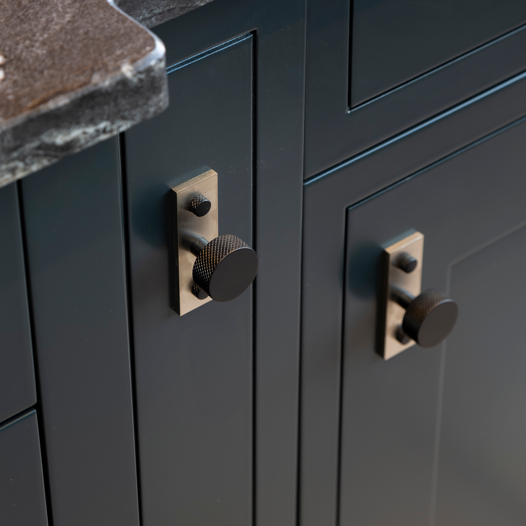 Design by Cloisters Design. Product shown in our matt black lacquered (MBL) and satin nickel plate (SNP) finishes.
