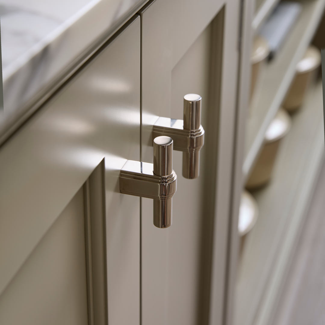 Design by Snug Kitchens. Product shown in our polished nickel plate (PNP) finish.