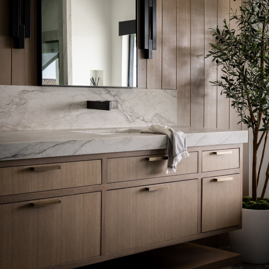 Design by Smart Studio Designs. Photography by Hugo Landa Photography. Product shown in our satin antique satin lacquered (SAS) finish.