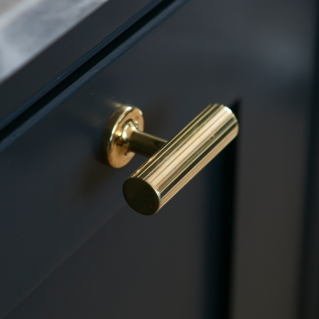 Design by Studio Four Interiors. Product shown in our satin brass lacquered (SBL) finish.