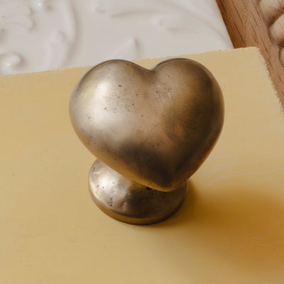 Photography by Joey Kendal Brown | Whimsical Heart Cabinet Knob shown in burnished bronze (BR).