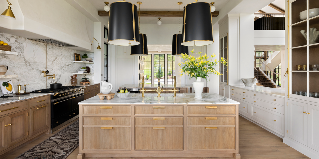 Project by Well By Design and Brooks & Falotico. Photography by Caroline Sharpnack. Product shown in our aged brass (BEL) finish.
