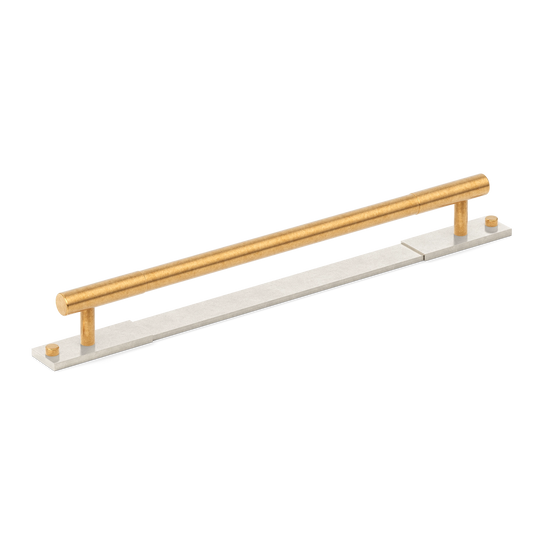 MIX Plain Appliance Pull Handle & Backplate - Mixed Finish