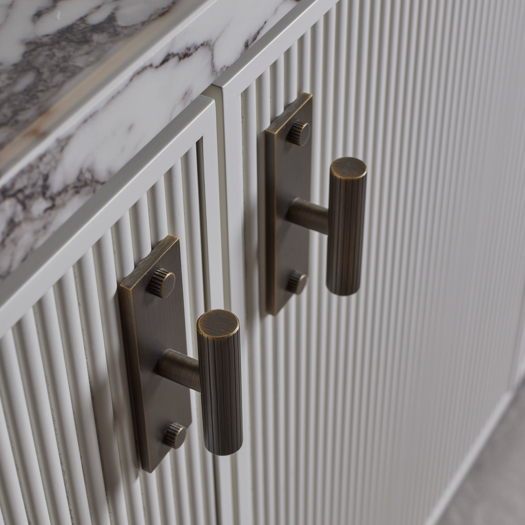 Design by Panoramic Properties. Product shown in our satin antique satin lacquered (SAS) finish.