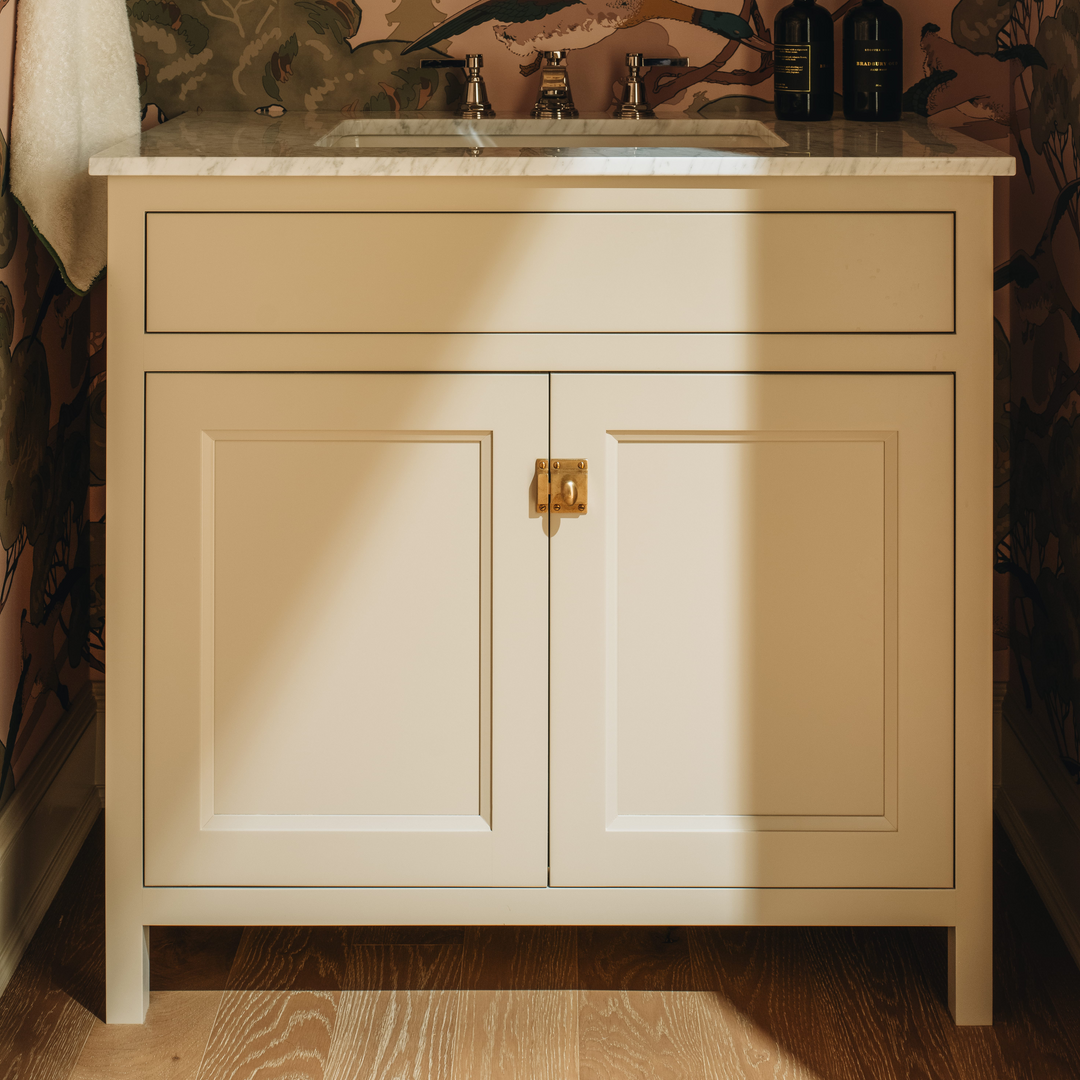 Design by Jean Stoffer Design. Photography by John Stoffer. Product shown in our aged brass (BEL) finish.