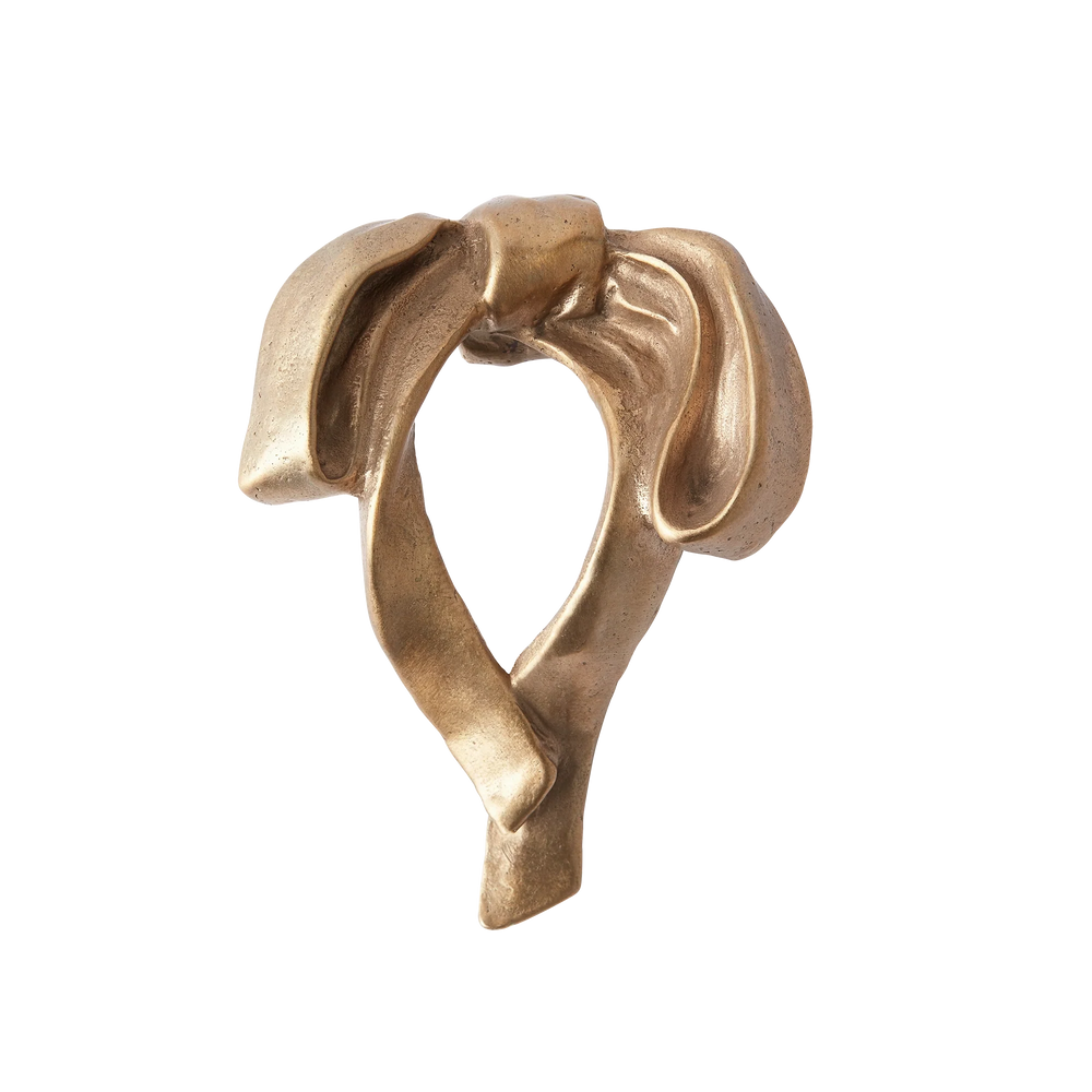 Whimsical Bow Silicon Bronze Cabinet Knob