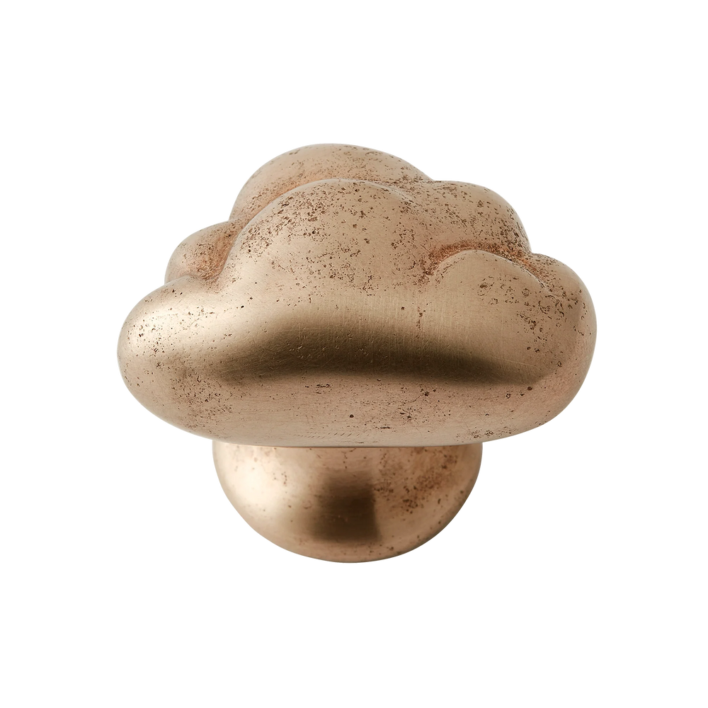 Whimsical Cloud Silicon Bronze Cabinet Knob