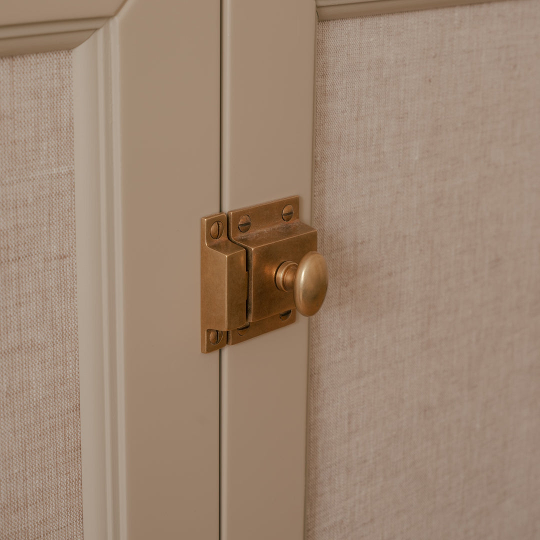 Design by Summer House Style. Product shown in our aged brass (BEL) finish.