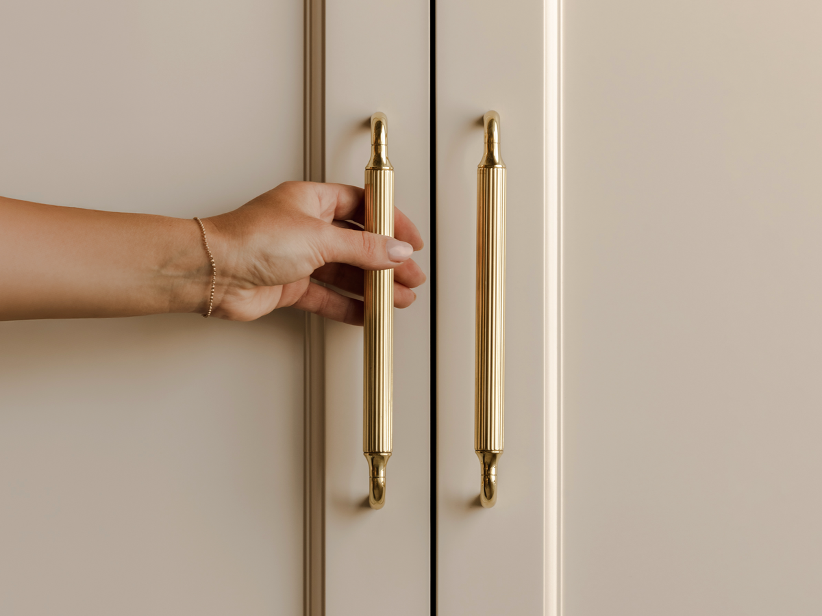 How to clean and care for brass cabinet hardware