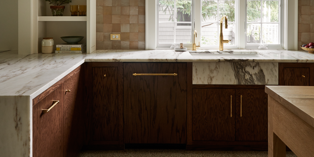 Design by Rehabitat Interiors | Photography by Rikki Snyder | Product shown in our aged brass (BEL) finish.