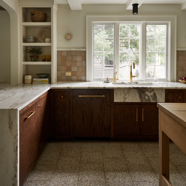 Design by Rehabitat Interiors | Photography by Rikki Snyder | Product shown in our aged brass (BEL) finish.
