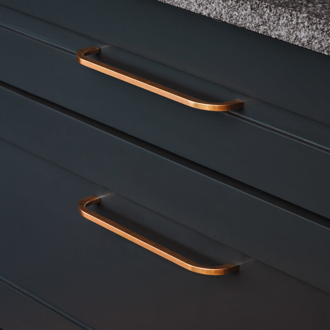 Metal Loop Bench Handle Loop Brass Cabinet Pull Handle | Armac Martin