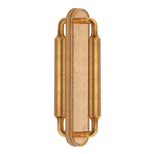 Barwick Plain Back to Back Pull Handles with Backplate in our aged brass (BEL) finish