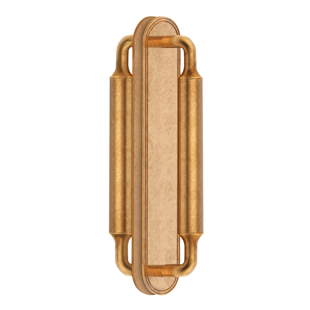 Barwick Barwick Plain Back to Back Pull Handles with Backplate