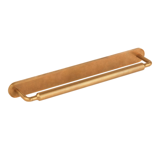 Barwick Ridged Bath Towel Rail with Backplate