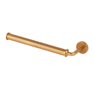 Barwick Plain Hand Towel Rail (Left Hand) in our aged brass (BEL) finish