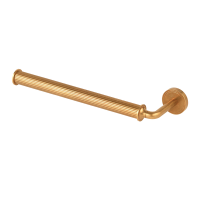 Barwick Plain Hand Towel Rail (Left Hand) in our aged brass (BEL) finish