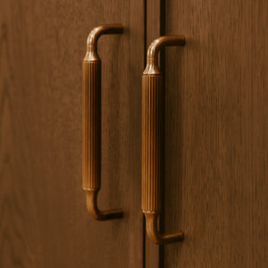 Photography by Joey Kendal Brown | Barwick Slim Ridged Cabinet Pull Handle shown in our Fine English antique (FEA) finish.