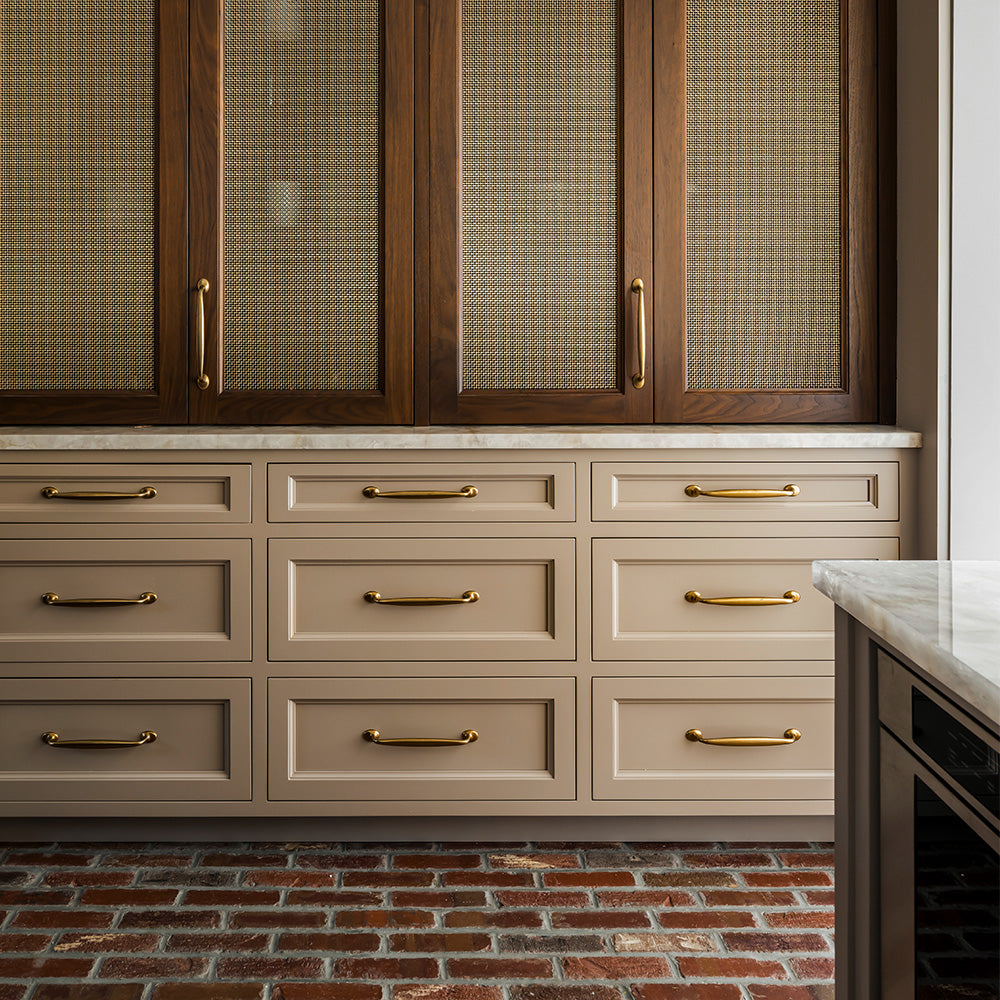 Bakes Solid Brass Cabinet Handle | Armac Martin