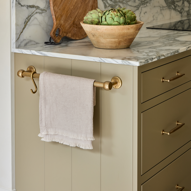 Design by McClark Joinery. Photography by Chris Snook Photography. Product shown in our aged brass (BEL) finish.