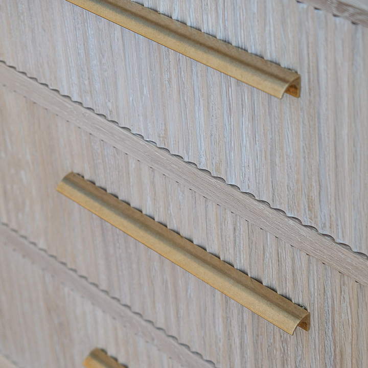 Design by GoodWood Interiors. Product shown in our aged brass (BEL) finish. 