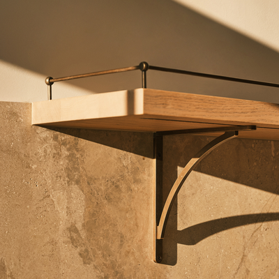 Design by Laura Butler-Madden. Photography by Patrick Butler-Madden. Product shown with 45mm high posts in our dark aged brass (DAB) finish.