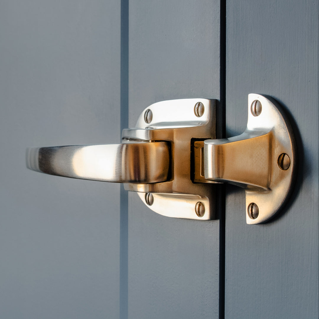 Design by Guild Anderson Furniture | Photography by Charlie O'Beirne | Bakes Offset Latch shown in our hand burnished nickel (HBN) finish.