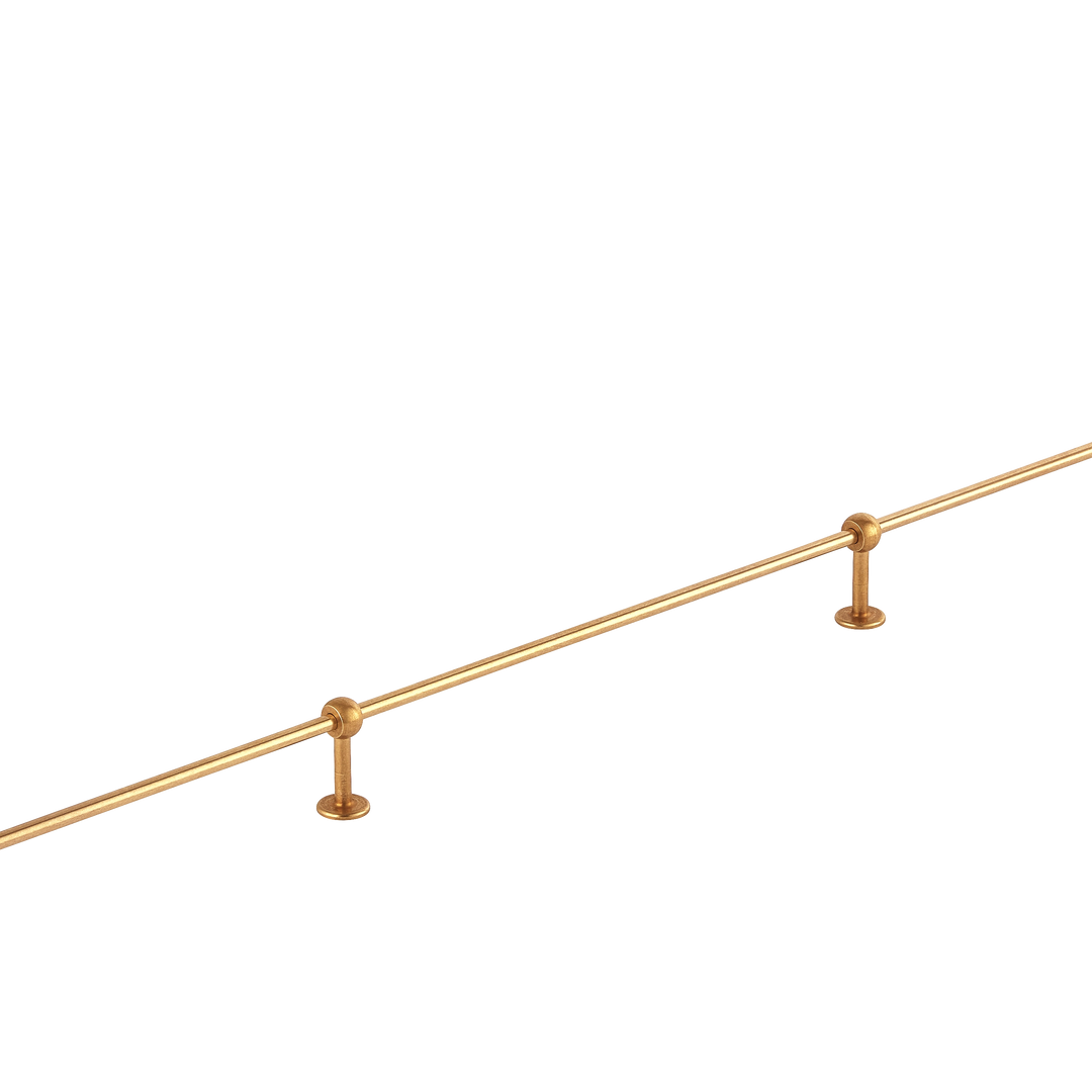 Cotswold Gallery Brass Shelf Rail | Fiddle Rail | Armac Martin