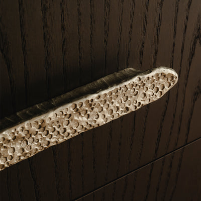 Photography by Joey Kendal Brown | Highbury Honey Cabinet Pull shown in burnished white bronze (WB).