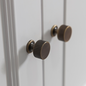 Design by Sheils & Co. Product shown in our satin antique satin lacquered (SAS) finish.