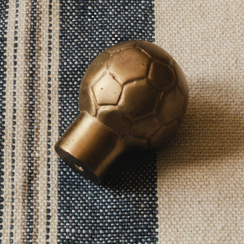 Whimsical Soccer Ball Bronze Cabinet Knob