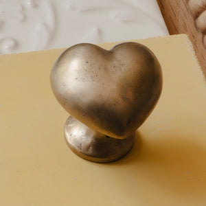 Photography by Joey Kendal Brown | Whimsical Heart Cabinet Knob shown in burnished bronze (BR).