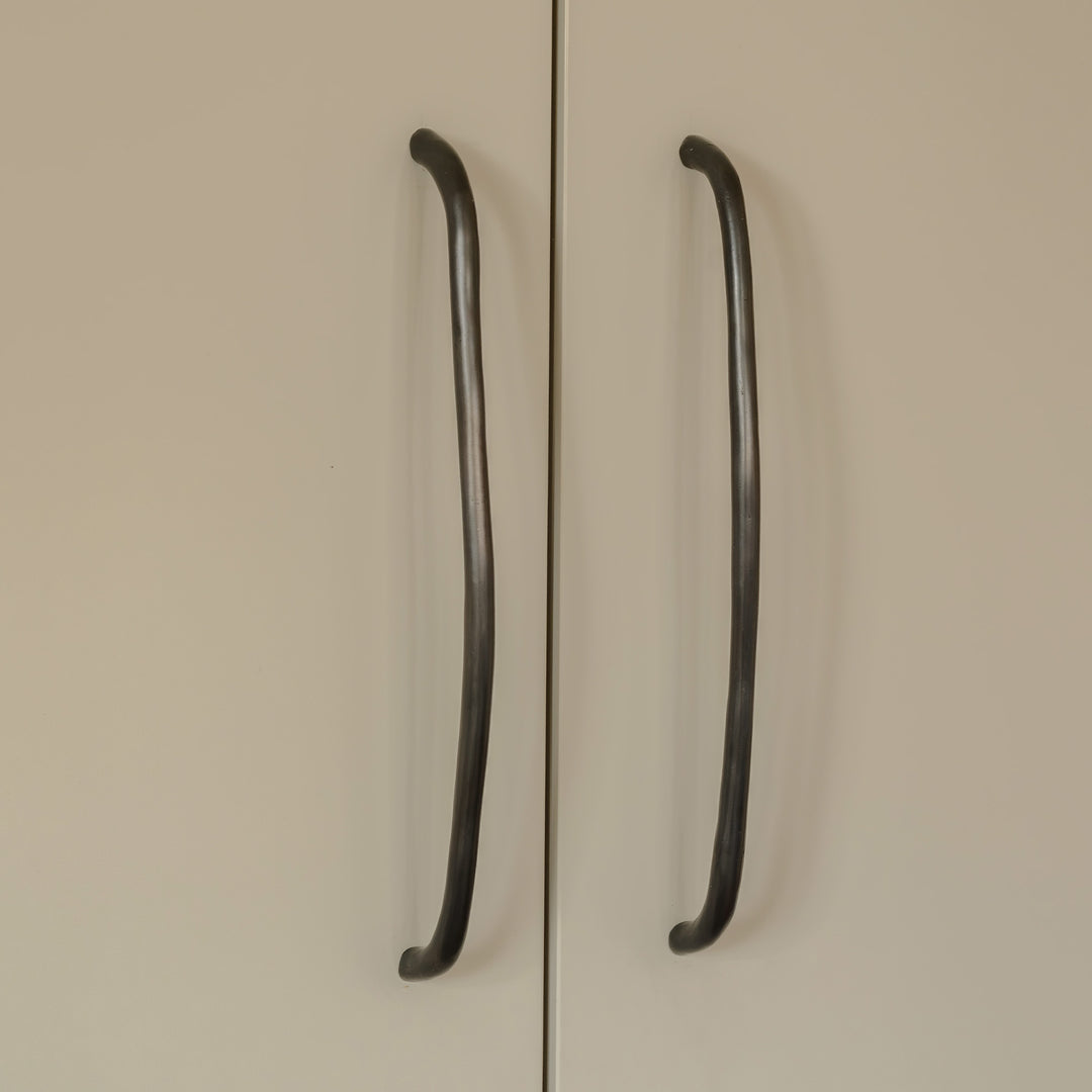 Photography by Joey Kendal Brown | Sketch Cabinet Handles shown in our dark aged white bronze (DWB) finish.