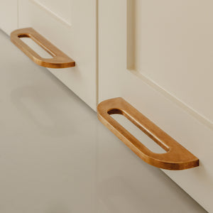 Project by Emma Louise Design | Photography by Joey Kendal Brown | Loop Surface Mounted Cabinet Pull Handles shown in our aged brass (BEL) finish.