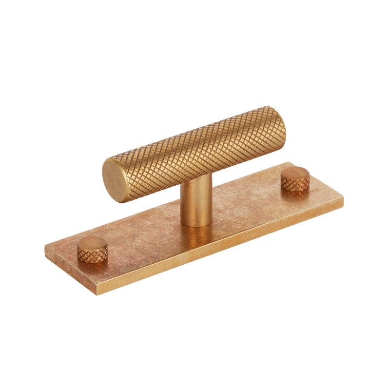 MIX Diamond Knurled T-bar Handle & Backplate
