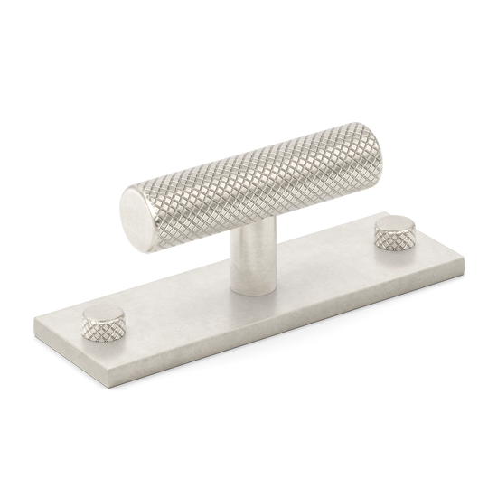 MIX Diamond Knurled T-bar Handle & Backplate