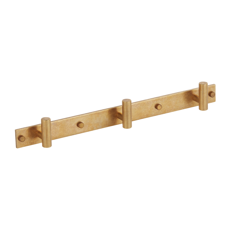 MIX Straight Knurled Wall Hook Rack