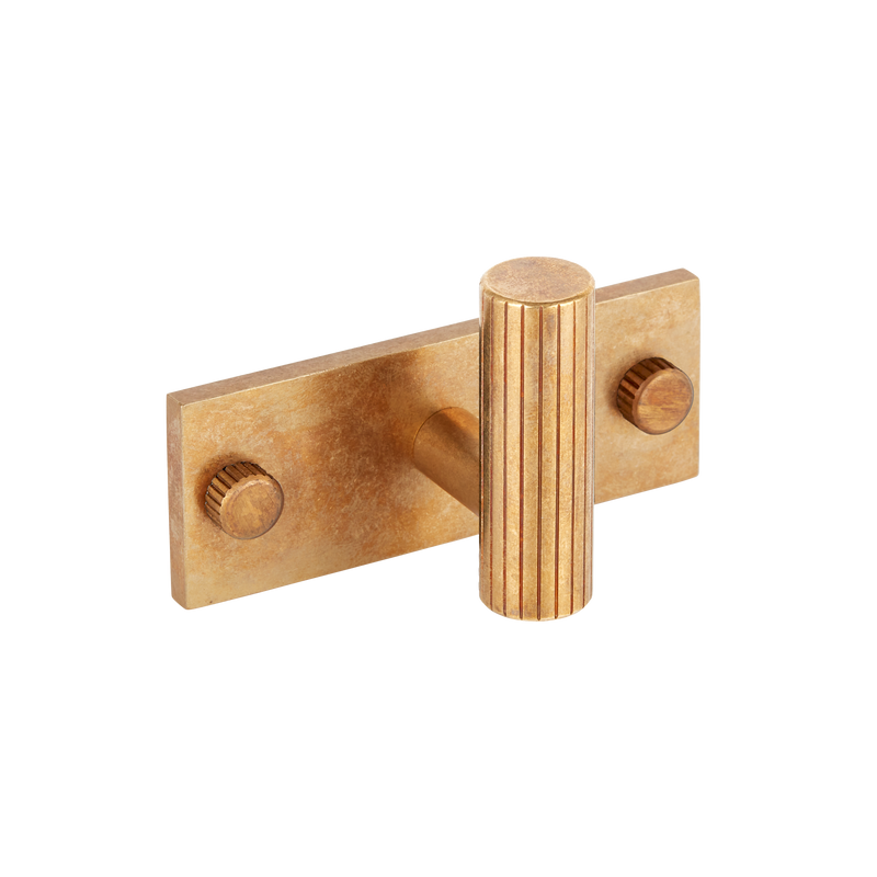 MIX Straight Knurled Single Horizontal Wall Hook