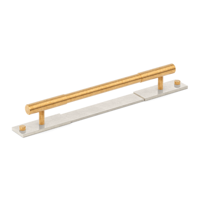 MIX Plain Cabinet Handle & Backplate - Mixed Finish