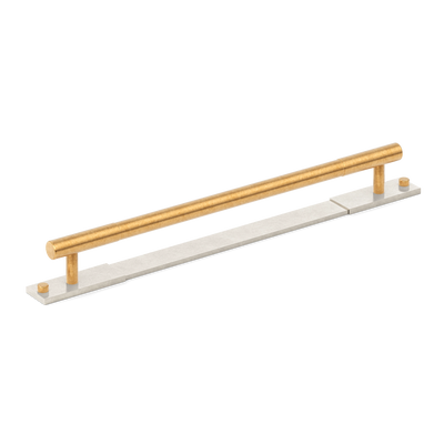 MIX Plain Appliance Pull Handle & Backplate - Mixed Finish