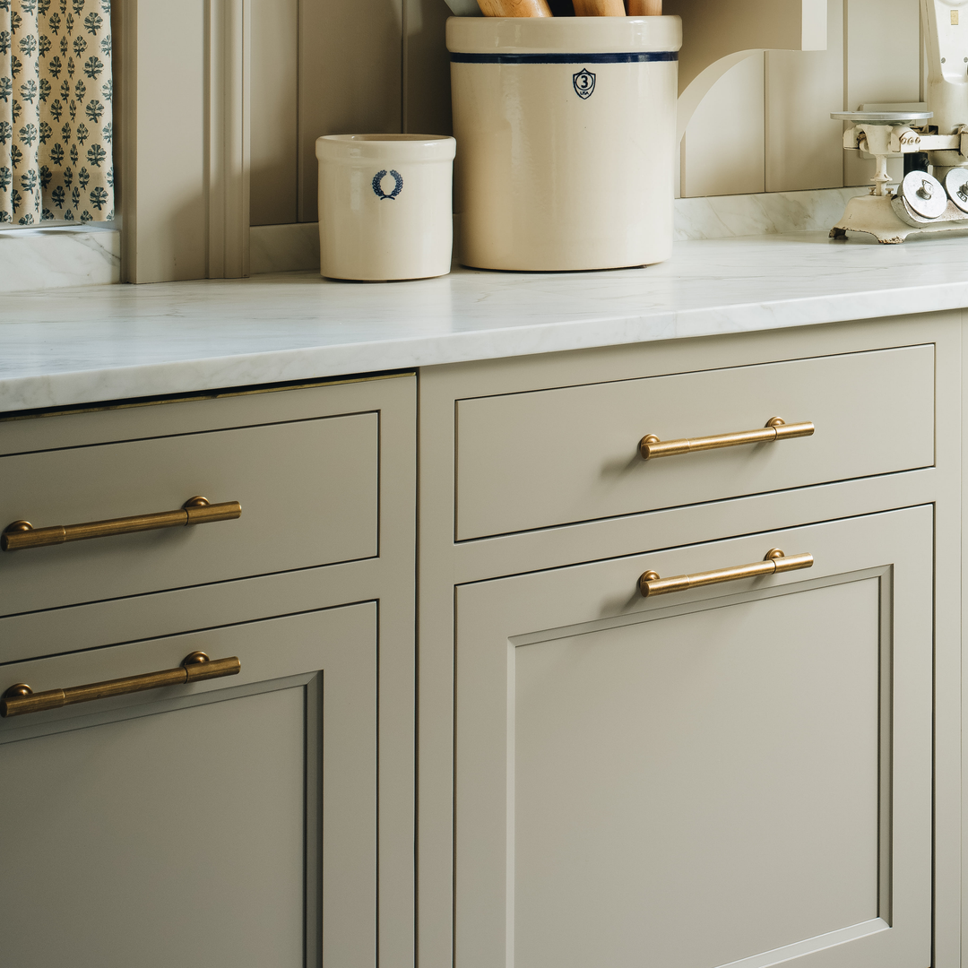 Design by Jean Stoffer Design. Photography by John Stoffer. Product shown in our aged brass (BEL) finish.