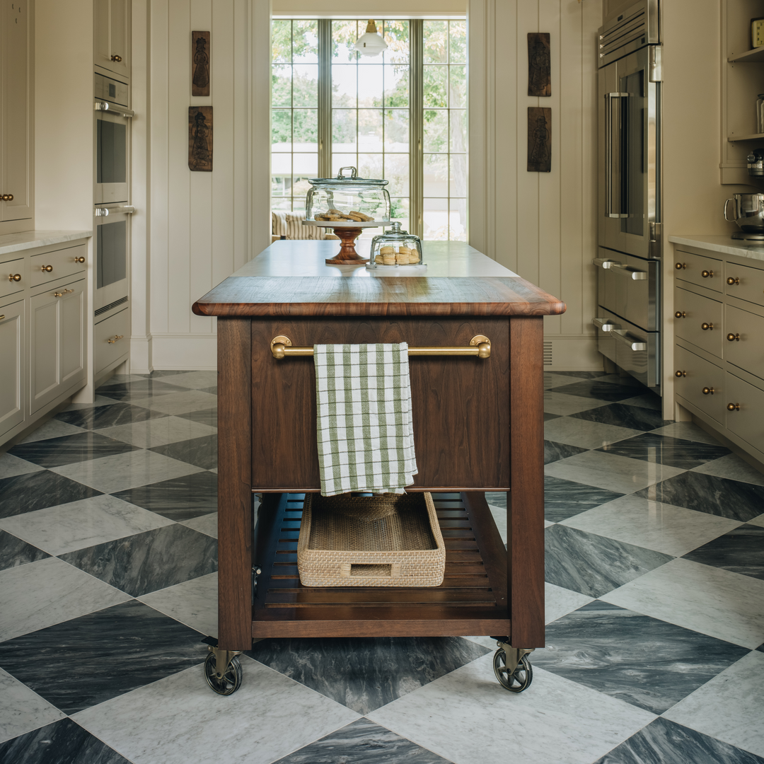 Design by Jean Stoffer Design. Photography by John Stoffer. Product shown in our aged brass (BEL) finish.