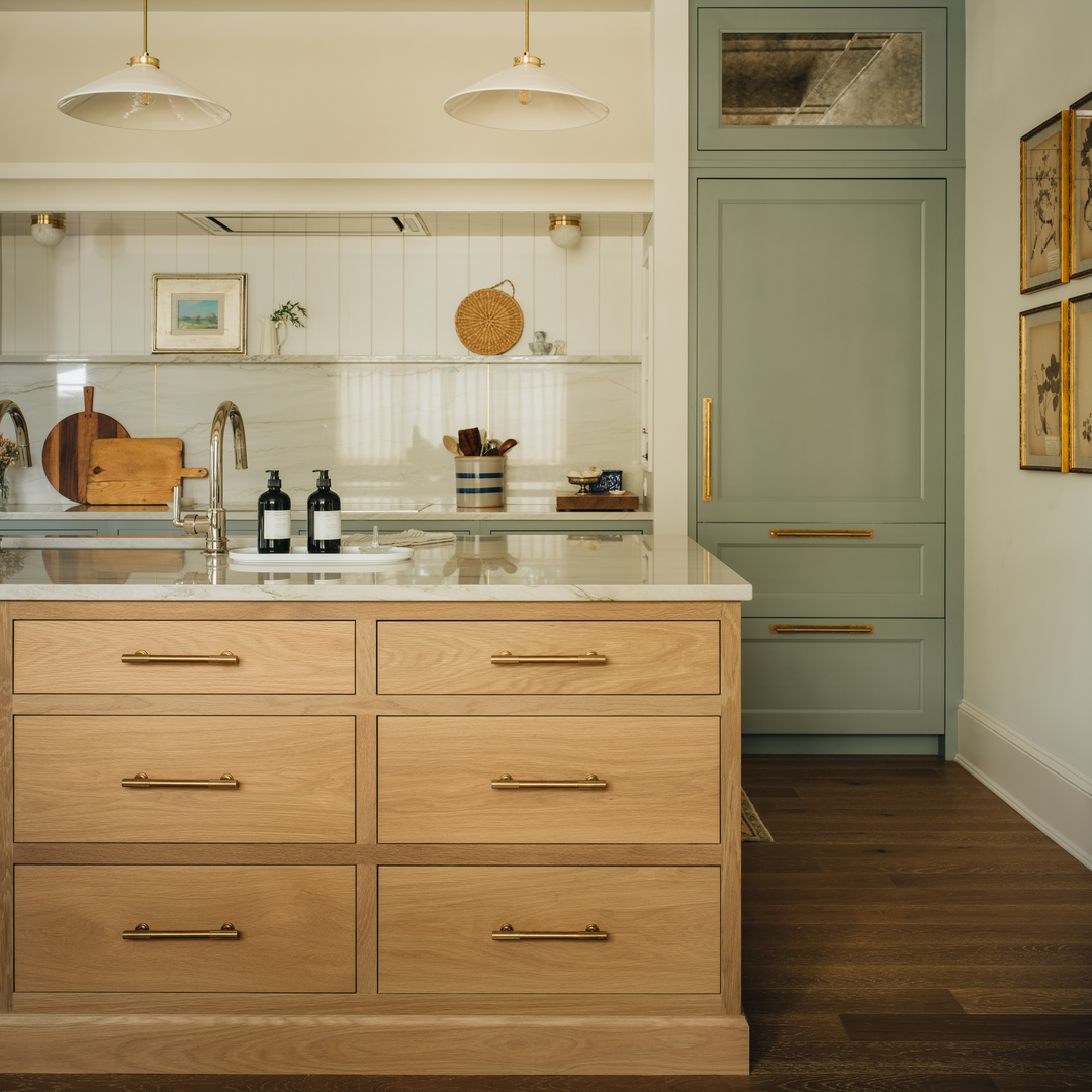 Design by Jean Stoffer Design. Photography by John Stoffer. Product shown in our aged brass (BEL) finish.