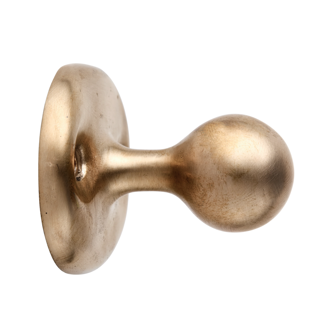 Sketch Round Wall Hook shown in silicon bronze.