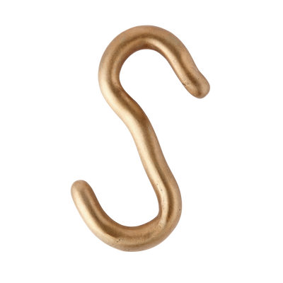 Sketch S hook shown in our burnished bronze finish.