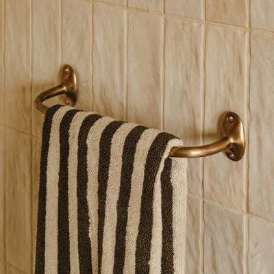 Photography by Joey Kendal Brown | Sketch Hand Towel Rail shown in burnished bronze.